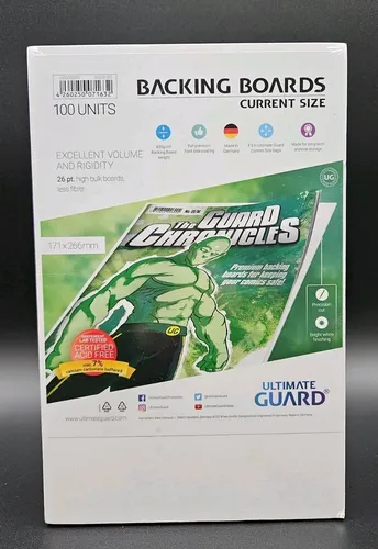 Ultimate Guard Comic Backing Boards Thick Current Size (100)