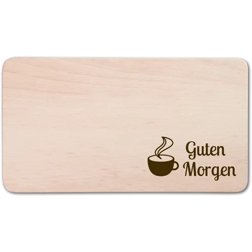 Frühstücksbrett, rechteckig, mit Motiv 