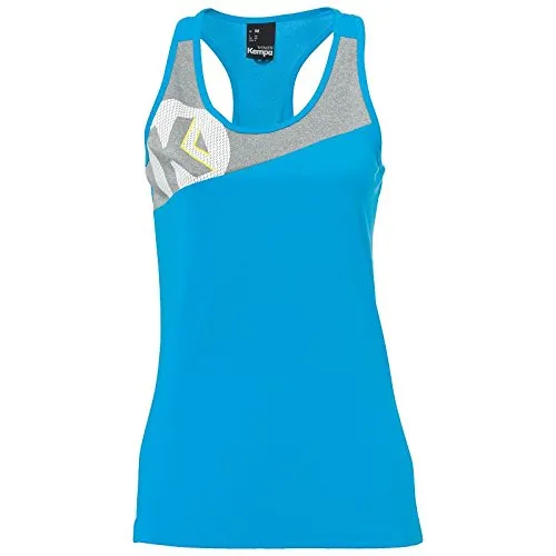 Kempa Herren Singlet Core 2.0, blau/Dark grau melan, XL, 200310402