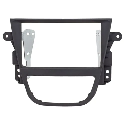 tomzz Audio 2439-150 Doppel DIN Radioblende kompatibel mit Opel Mokka ab 2012 schwarz matt