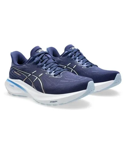 ASICS GT-2000 13 Stabilitätsschuh Damen - Dunkelblau, Grau, Größe 38 - Laufschuhe mit 3D GUIDANCE SYSTEMTM für adaptive Stabilität und FF BLASTTM PLUS Dämpfung für ein wolkenähnliches Laufgefühl. Nachhaltig: mindestens 50 % recycelte Materialien.