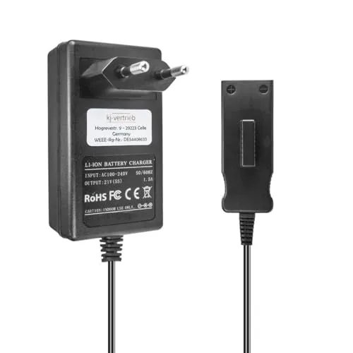 Ladegerät kompatibel mit Gardena Li-Ion Werkzeug-Akkus BLi-18 (9840-20) - 21V 1.5A