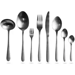Edelstahl Besteck-Set Modern, 39-teilig