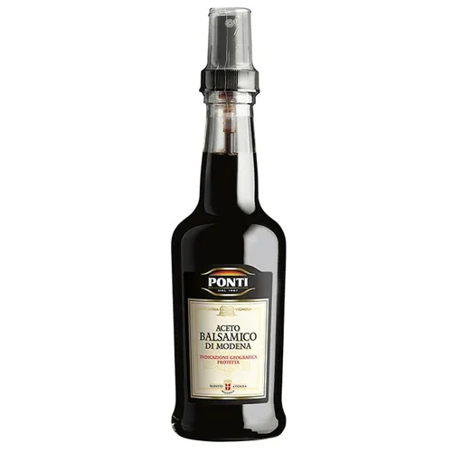 Aceto Balsamico Di Modena Igp Ponti Glas Flasche Mit Dosierer Spraydose 250 ML
