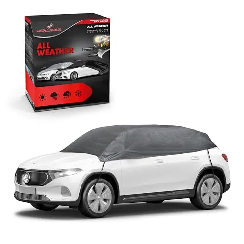 Walser Abdeckplane Auto All Weather Basic - Robuste Autoabdeckung für außen, 100% wasserdicht und witterungsbeständig, schützt Ihr Fahrzeug ganzjährig vor Schmutz, Regen und UV-Strahlen.