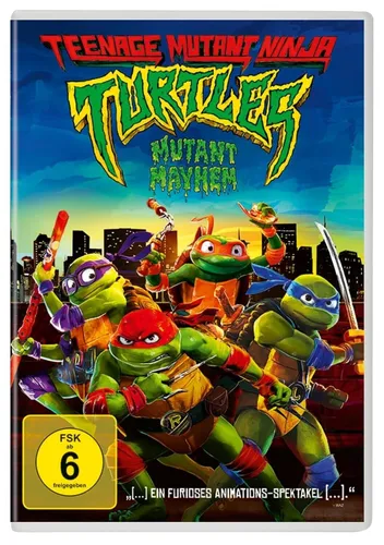 Teenage Mutant Ninja Turtles: Mutant Mayhem DVD NEU OVP