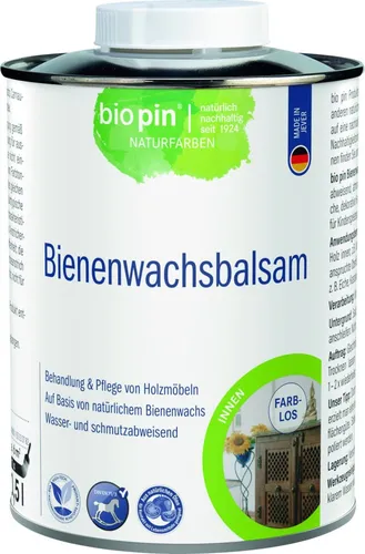 Biopin Bienenwachsbalsam 500 ml farblos