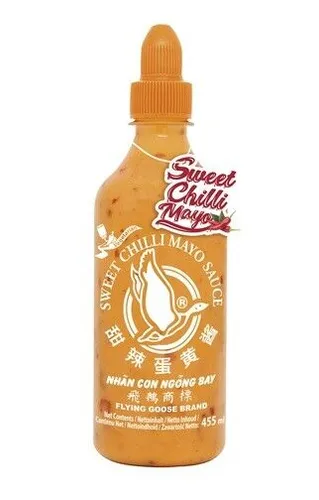 FlyingGoose Chilisauce Sriracha Sweet Spicy Mayo, scharf, 455ml