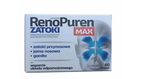 Renopuren Gesunde Nebenhöhlen Immunität Komplex 60 Tabletten - Nahrungsergänzungsmittel zur Unterstützung des Immunsystems mit 8 Pflanzenextrakten für Ihr allgemeines Wohlbefinden.
