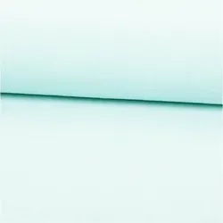 Popeline Baumwollstoff Meterware mint meliert 1,44 m breit - Türkis