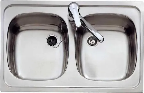 Teka E/800.440 2c Doppelspüle Silber von Teka