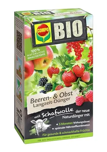 Compo Bio Beeren Langzeit-Dünger mit Schafwolle 2 kg
