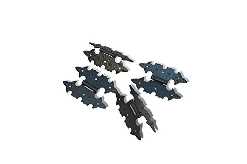 Scharniere Alte Beschläge im restaurierungsshop Möbelbänder SYMMETRISCH 4 x