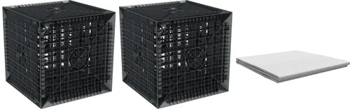 Produktbild Sickerbox Set Rigole 410 Liter mit Geotextil 8 m²