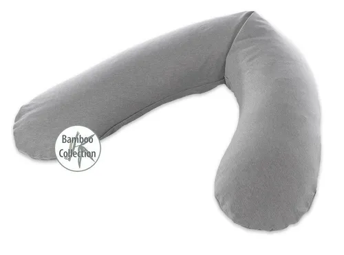 Theraline Original Stillkissen Bamboo Melange mittelgrau von Theraline