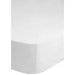 Mid.you Spannbetttuch Hip in Weiß, 140x200 cm