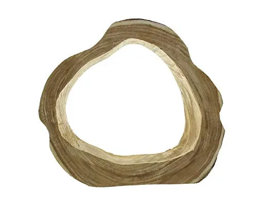 Frank Flechtwaren Dekoschale aus Holz, natürliche Eleganz