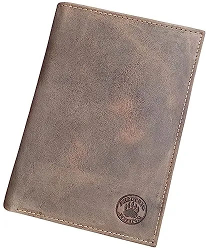 Frédéric Johns Geldbörse aus Leder – Brieftasche für Führerschein – RFID-Brieftasche – Format 3 Klappen – französisches Design – Modell Tower