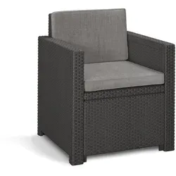 Keter Gartenstuhl Monaco Graphitgrau