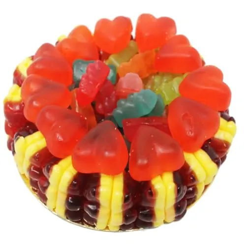 Fruchtgummi Torte Rote Grütze Bärchen Mini süße Geschenkidee 300g