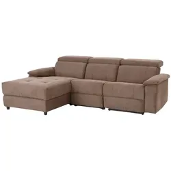 Home affaire Ecksofa Binado, L-Form mit Relaxfunktion in braun von Home Affaire