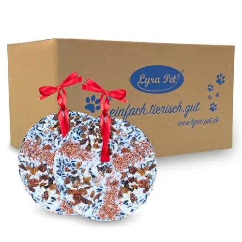 Stk. Lyra Pet® Vogeltaler 2 x 6 - Vogelfutter für Wildvögel, aus hochwertigen Zutaten gefertigt. Bietet eine ausgewogene Ernährung das ganze Jahr über und zieht eine Vielzahl von Vögeln an.