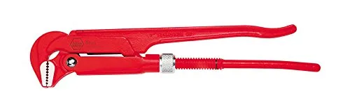 WIHA Eckrohrzange Classic 90° (29441) 320 mm - Zangen, ideal zum Greifen und Halten von Rohren dank 90°-Winkel für optimale Zugänglichkeit in engen Räumen.