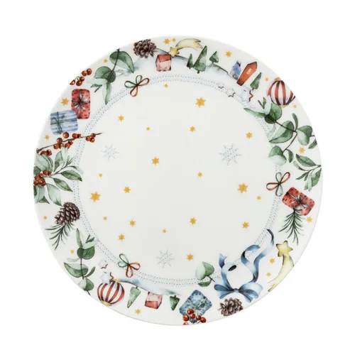Hutschenreuther Plätzchensteller 2025 - Weihnachtslieder - Christbaum- & Feiertagsschmuck: 28 cm großer Porzellanteller mit festlichem Weihnachtsdesign, perfekt für Plätzchen und festliche Anlässe.