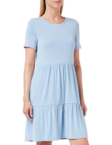 VERO MODA VMFILLI Calia SS Short Dress GA NOOS - Freizeitkleid für Damen, nachhaltig produziert aus hochwertigem TENCEL MODAL, umweltfreundlich und knielang für einen eleganten Look.