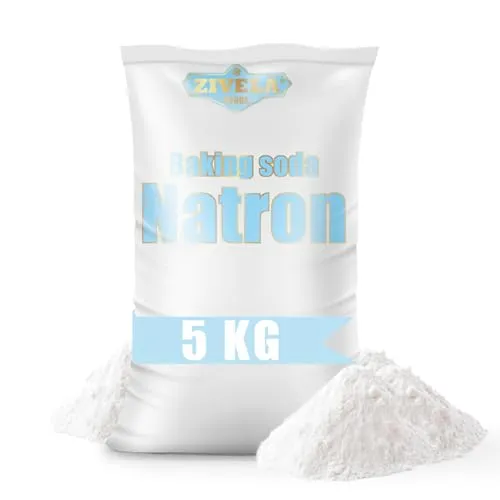 Natron pulver, Baking Soda 5kg | Natriumbicarbonat, Natriumsalz | 5000g Natron E500 Backsoda 100% Rein, Lebensmittelqualität