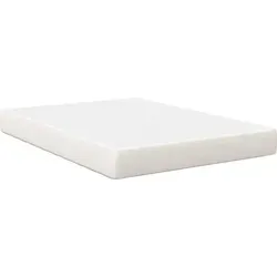 vidaXL Bettmatratze Creme 160 x 200 cm mit Taschenfederkern