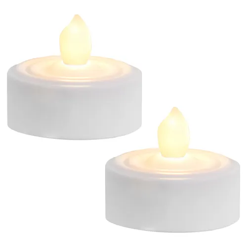 Star Trading LED Teelicht ,Paulo', 2er-Set, mit Timer