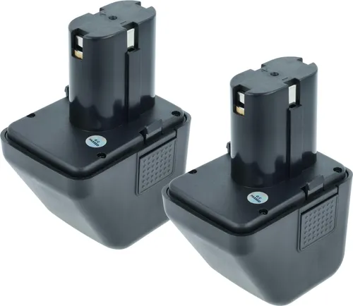 vhbw 2x Akku kompatibel mit Gesipa Accubird, Firebird, Punchbird, Powerbird Werkzeug, Blindniet-Setzgerät (1500 mAh, NiMH, 12 V)