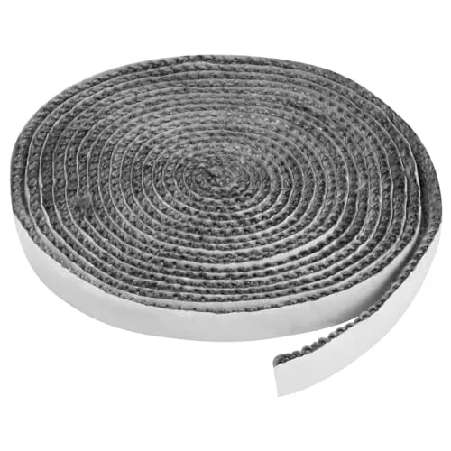 Kamin Dichtband, Dichtungsband Selbstklebend Kamindichtung Ofendichtband 4 m Kamin Dichtband Selbstklebend Holzofendichtung für Kaminofen Ofen Holzöfen