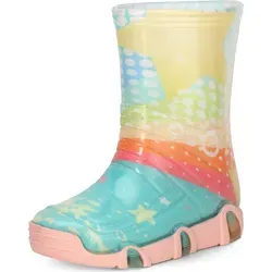 Ladeheid Kinder Gummistiefel gefüttert SWK2020BW - Türkis (Größe 35-36) - Hochwertige, gefütterte Gummistiefel für Kinder, wasserdicht und rutschfest. Ideal für Spiel und Abenteuer, mit verstärkter Zehenpartie für extra Haltbarkeit.