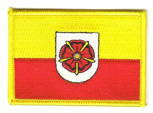 Flaggen Aufnäher Patch Lippe Rose Fahne Flagge