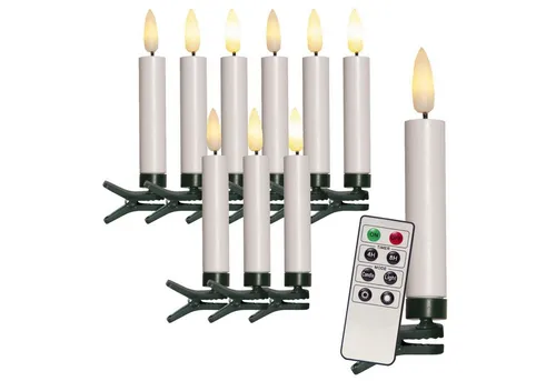 LED Baumkerzen mit Clip