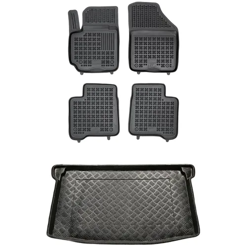 RX22111623-1 Satz Fußmatten und PE Kofferraumwanne für Suzuki BALENO II ab 2015
