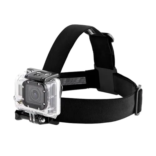ayex Kopfband-Halterung Head Strap Mount für GoPro Kamera geeignet für Sportaufnahmen