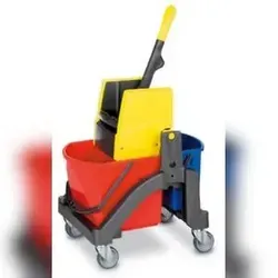 Vermop Aquva Reinigungswagen mit 17 L & 6 L Eimer von Vermop