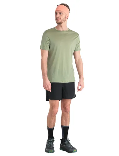 Icebreaker Merino 125 Cool-Lite Sphere SS Herren T-Shirt (Oliv M) - Outdoor & Funktionsshirts für Herren, leicht und atmungsaktiv mit Cool-Lite™-Material, ideal für sportliche Aktivitäten an warmen Tagen.