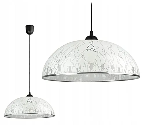 FKL Hängeleuchte Küchenlampe Hängelampe Pendelleuchte Küche hängeleuchten & pendelleuchten Esszimmerlampe led Lampe Leuchte Modern ⌀37 Grau Weiß