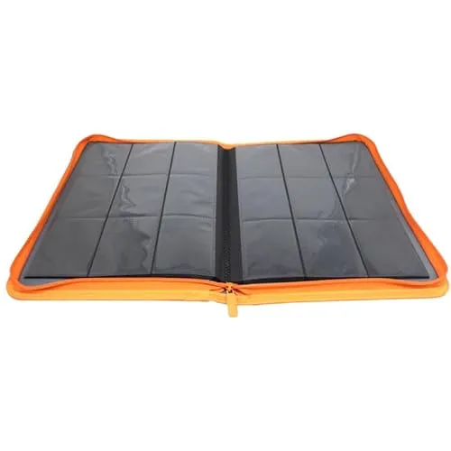 docsmagic.de Premium Pro-Player 9-Pocket Zip-Album Orange - 360 Card Binder - MTG - PKM - YGO - Reissverschluss