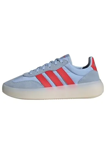adidas Unisex Kinder BARREDA Decode Shoes JUNIOR, Clear Sky/Bright Red/Core White, 37 1/3 EU - Sneaker für Kinder mit regulärer Passform, aus robustem Leder und Textil, ideal für Spiel und Sport.