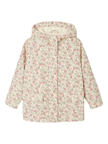 Vertbaudet Mädchen Regenjacke mit Kapuze und Print mehrfarbig 140 - Stylische Regenjacke für Mädchen mit Kapuze und buntem Print. Praktische Pattentaschen und Reißverschluss sorgen für Komfort und Funktionalität in jedem Wetter.