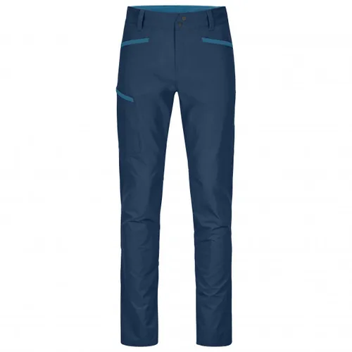 Ortovox Pelmo Pants Men deep ocean (XXL) - Wanderhose für Herren, ideal für Bergsteiger. Leicht, atmungsaktiv und mit Merinowolle für maximalen Komfort. Perfekte Passform dank vorgeformtem Kniebereich.