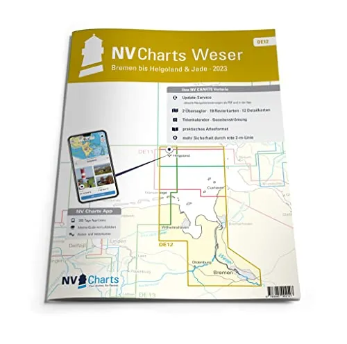 NV DE 12, Nordsee - Weser, Bremen bis Helgoland und Jade (NV. Atlas Kombipack)