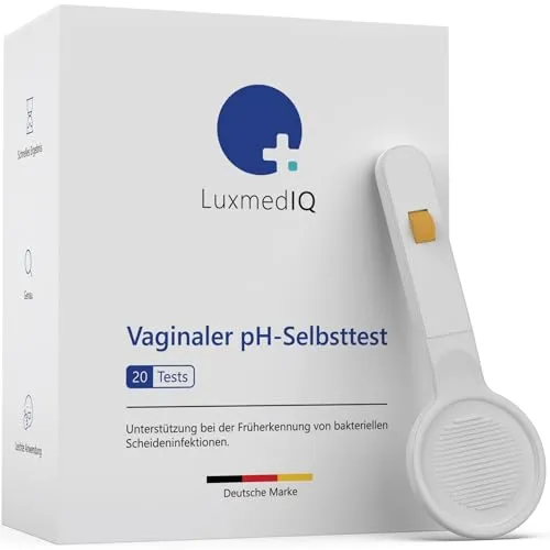 LuxmedIQ Vaginaler pH-Test 20x - Intimpflege: Der LuxmedIQ pH-Test ermöglicht eine einfache Selbstüberwachung der Intimgesundheit und hilft bei der Früherkennung bakterieller Infektionen – ideal für Schwangere und zur Vorbeugung.