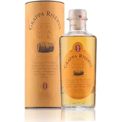 Sibona Grappa Riserva Botti da Tennessee Whiskey 40% - Italienischer Grappa mit 40% Alkohol, gereift in Tennessee Whiskey-Fässern für ein einzigartiges Aroma und Geschmackserlebnis. Ideal für Kenner und Genießer.