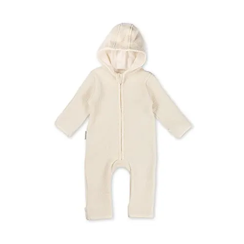 Hofbrucker Baby Walkoverall aus 100% Merino Wolle - Overalls für Baby-Jungen, temperaturregulierend und wasserabweisend, ideal für kühle Tage von Herbst bis Frühling mit extra Bewegungsfreiheit und pflegeleichtem Material.